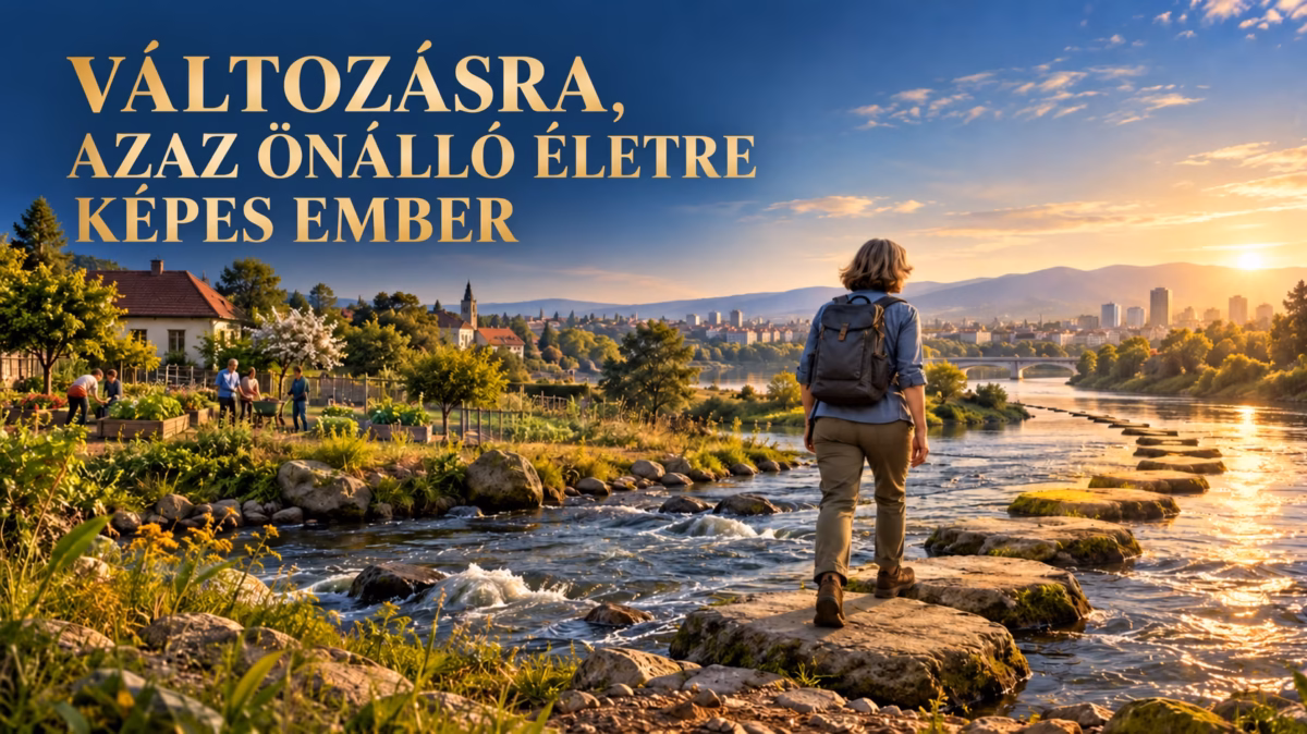Változásra, azaz önálló életre képes ember